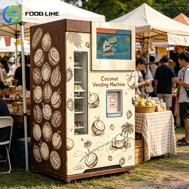 Open Vending Machine - Distributeur automatique de jus de noix