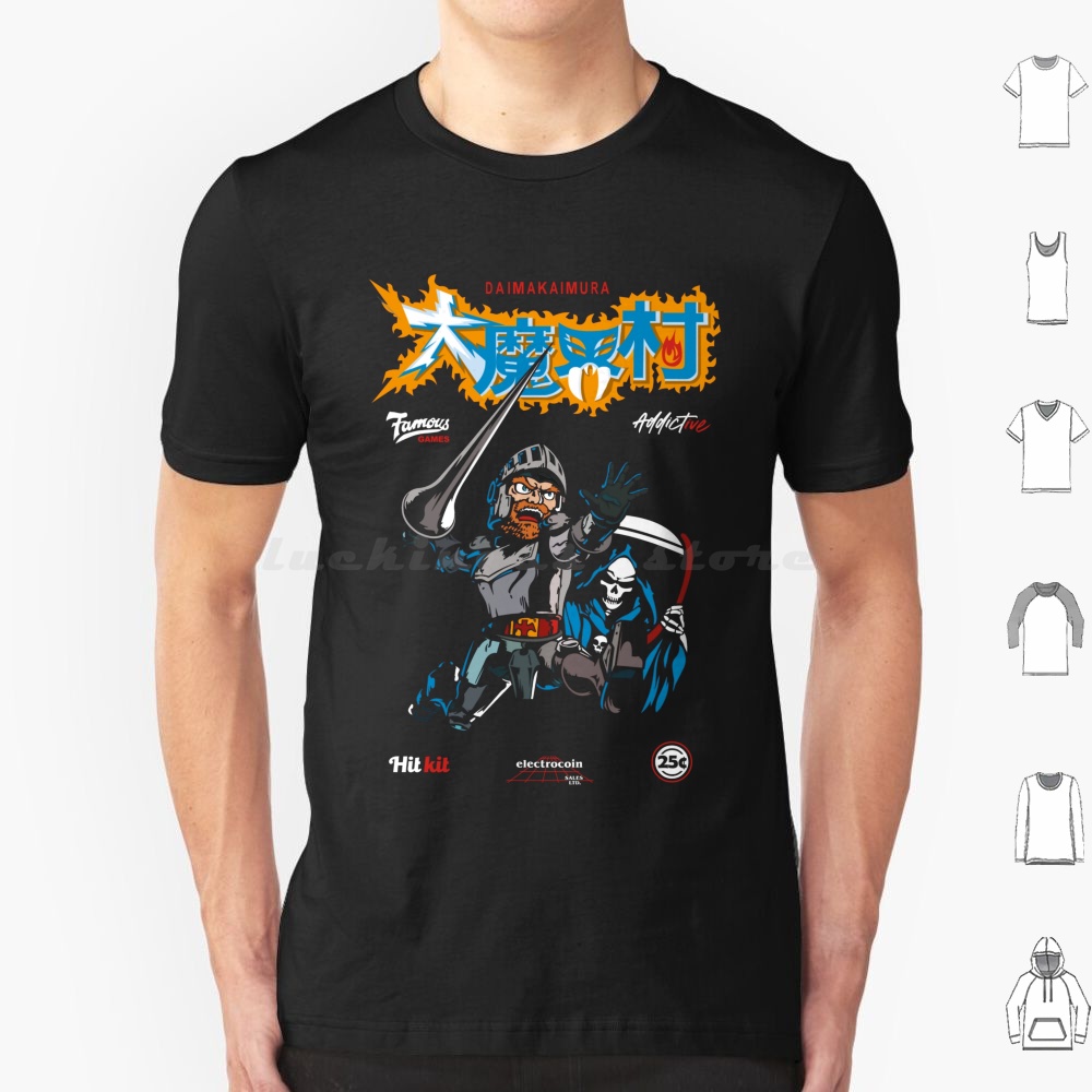 Arcade No - Ghouls'n Ghosts T-shirt rétro arcade vintage