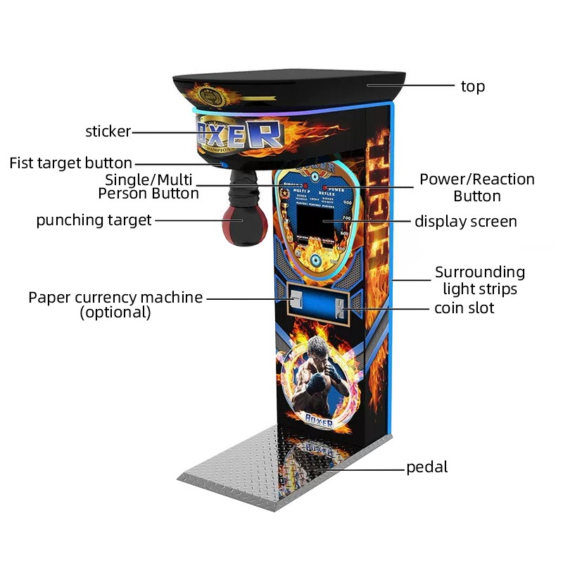 Machine de boxe à monnayeur pe - Boxing Machine Arcade avis et prix